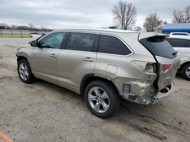 VIN 5TDDKRFH8ES014617 2014 Toyota Highlander, Limited no.2