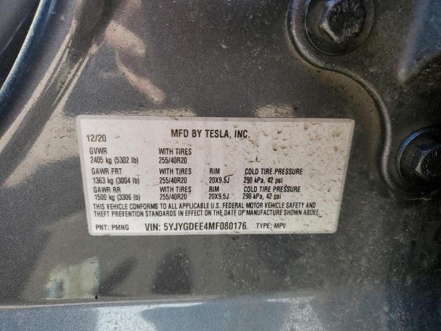 5YJYGDEE4MF080176 Tesla Model Y