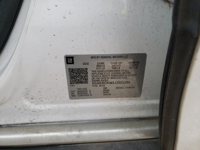 5GAERCKW1JJ221294 Buick Enclave Premium