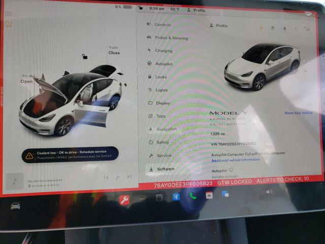 7SAYGDEE3PF606823 Tesla Model Y