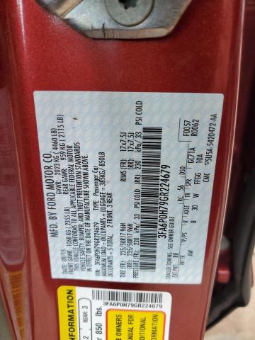 3FA6P0H79GR224679 Ford FUSION SE