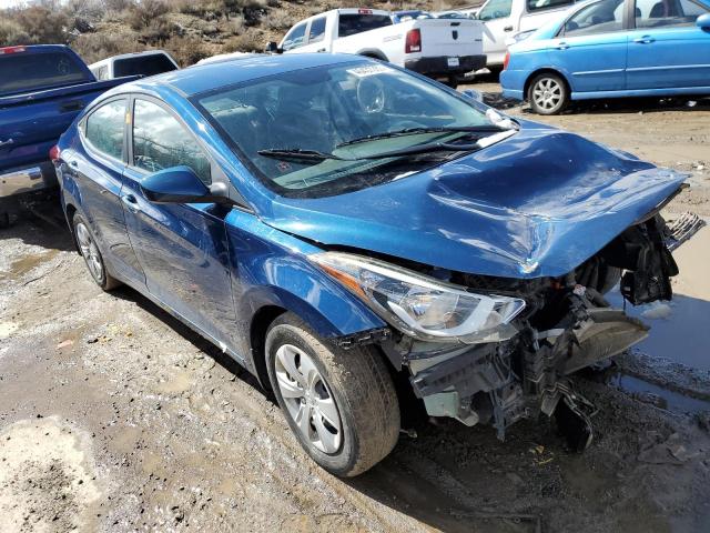 KMHDH4AE7GU583225 Hyundai ELANTRA SE