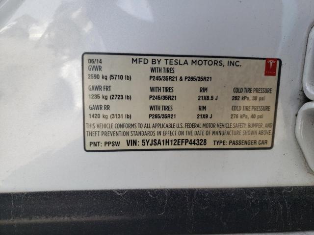 5YJSA1H12EFP44328 Tesla MODEL S