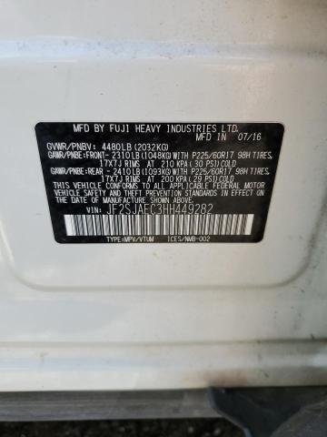 JF2SJAEC3HH449282 Subaru Forester 2.5i Premium