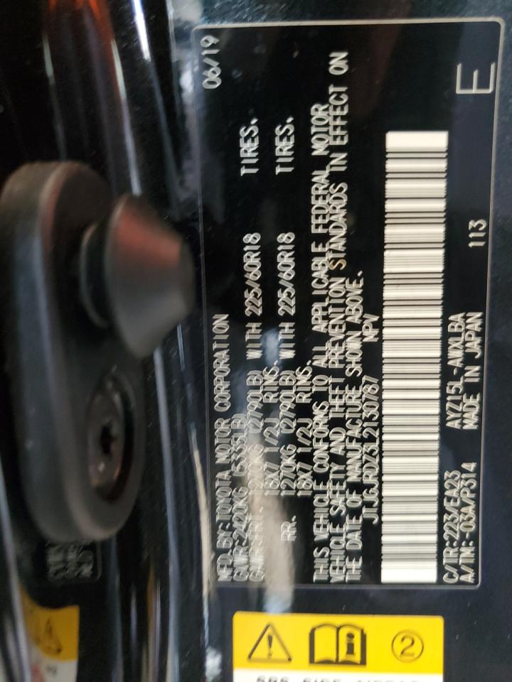 2020 Lexus Nx 300H VIN: JTJGJRDZ3L2130787 Lot: 46950583