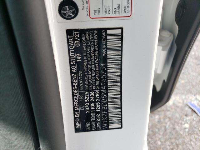 W1KZF8DB5MA965734 Mercedes-Benz E 350
