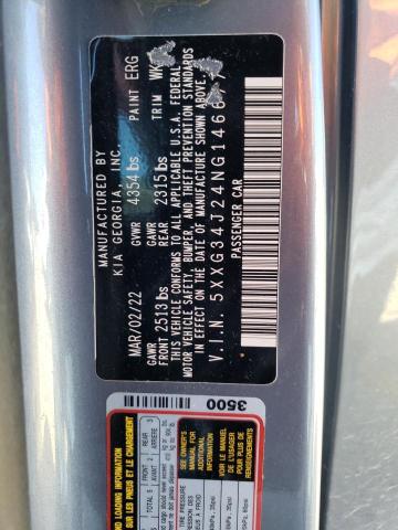 2022 KIA K5 EX - 5XXG34J24NG146677