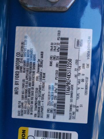 1FA6P8CF4K5112350 Ford MUSTANG GT