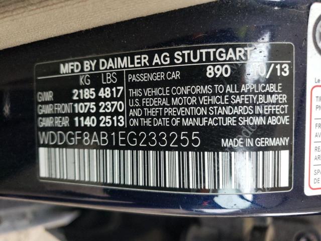 WDDGF8AB1EG233255 Mercedes-Benz C 300 4matic