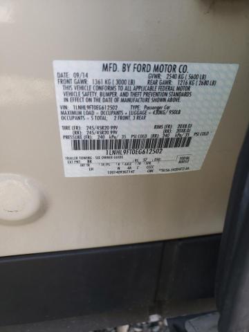 1LNHL9FT0EG612502 Lincoln MKS