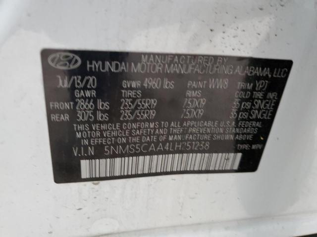 2020 HYUNDAI SANTA FE L - 5NMS5CAA4LH251238