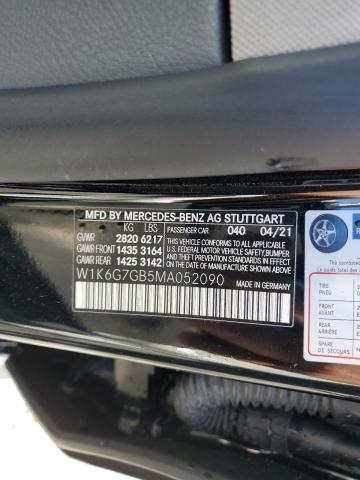 2021 MERCEDES-BENZ S 580 4MAT - W1K6G7GB5MA052090