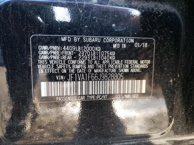 2018 SUBARU WRX LIMITE - JF1VA1F66J9828805