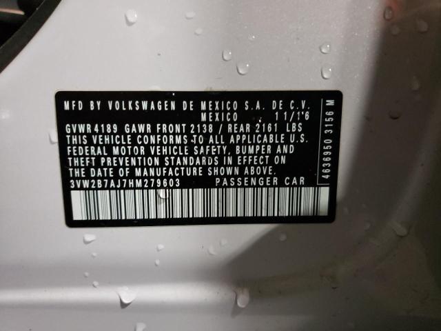 2017 VOLKSWAGEN JETTA GL T 3VW2B7AJ7HM279603