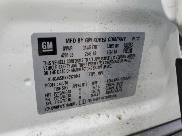 KL4CJASM7NB521044 Buick Encore Preferred