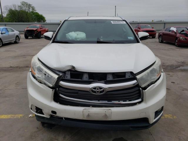 VIN 5TDKKRFH9ES035161 2014 Toyota Highlander, Xle no.5