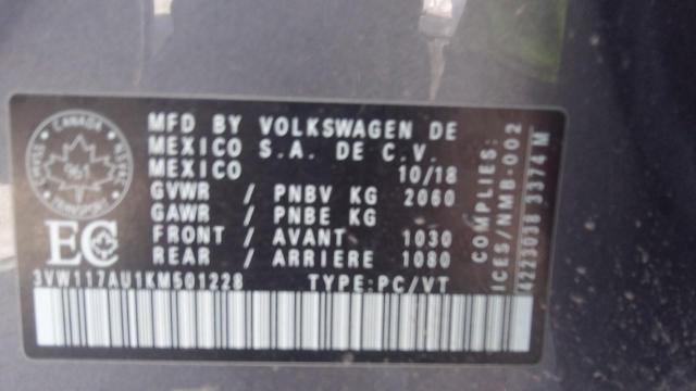 2019 VOLKSWAGEN GOLF SPORT - 3VW117AU1KM501228