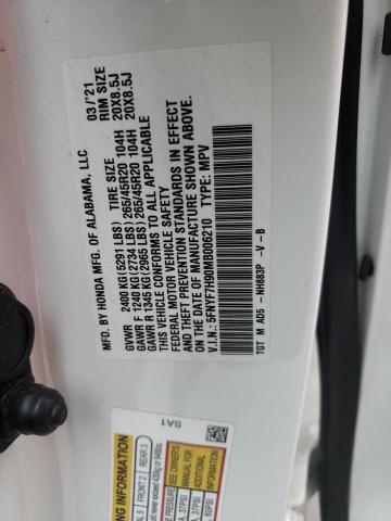 2021 HONDA PASSPORT T - 5FNYF7H90MB006210