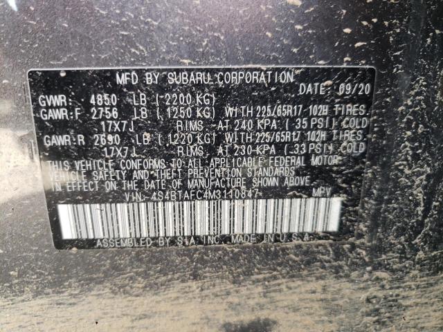 4S4BTAFC4M3110847 Subaru Outback Premium