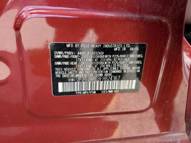 JF2SJARC3FH824367 Subaru Forester 2.5i Limited