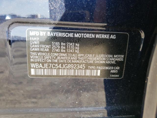 2018 BMW 540 XI - WBAJE7C54JG892345