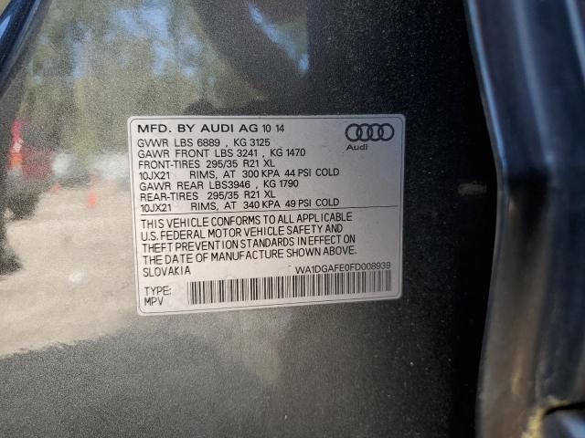 2015 AUDI Q7 PRESTIG - WA1DGAFE0FD008939