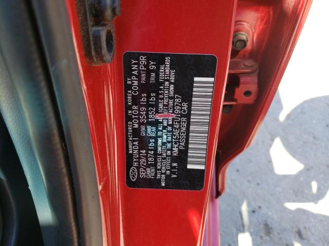 2015 HYUNDAI ACCENT GS - KMHCT5AE4FU199787