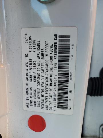 19UUB2F53GA010117 Acura TLX TECH