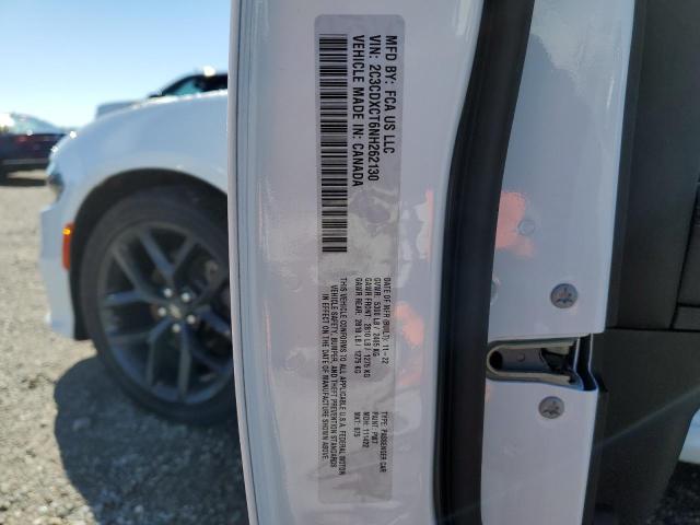 2C3CDXCT6NH262130 Dodge CHARGER R/T