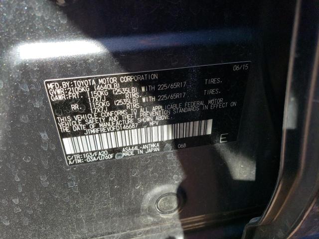 2015 TOYOTA RAV4 XLE - JTMRFREV0FD146687
