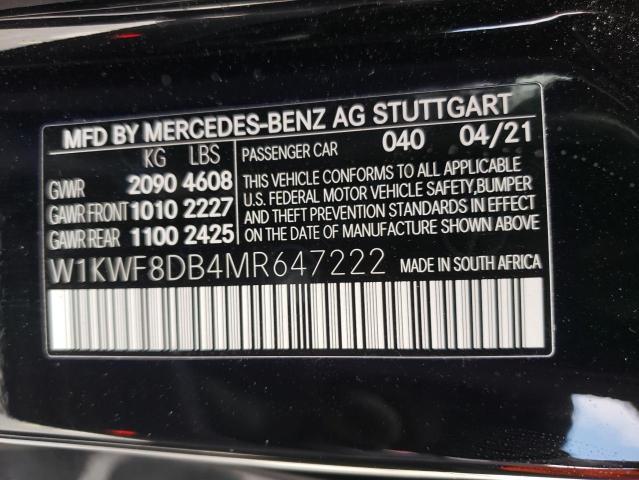 W1KWF8DB4MR647222 Mercedes-Benz C 300