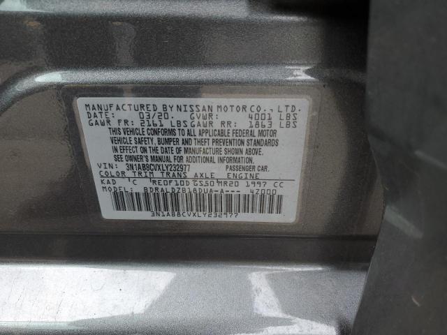 3N1AB8CVXLY232977 Nissan SENTRA SV