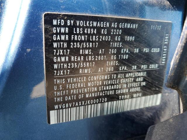 2018 VOLKSWAGEN TIGUAN LIM - WVGBV7AXXJK000720