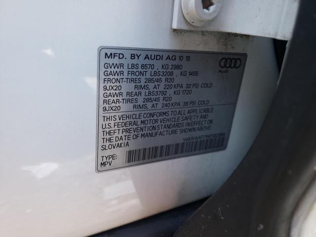 WA1VAAF71HD002884 2017 AUDI Q7, photo no. 12