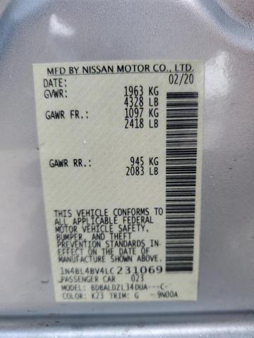 1N4BL4BV4LC231069 Nissan ALTIMA S