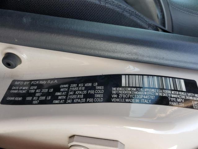 2016 FIAT 500X TREKK - ZFBCFYCT3GP445787