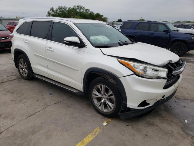 VIN 5TDKKRFH9ES035161 2014 Toyota Highlander, Xle no.4