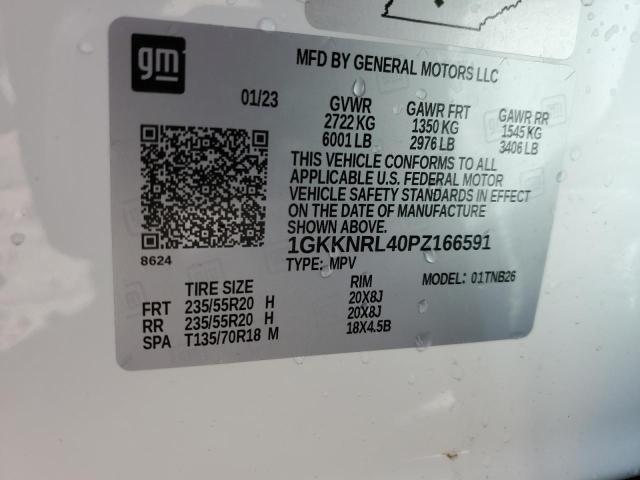 1GKKNRL40PZ166591 GMC ACADIA SLE