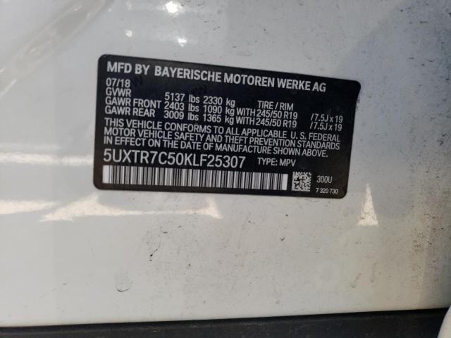 2019 BMW X3 SDRIVE3 - 5UXTR7C50KLF25307