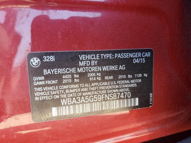 2015 BMW 328 I - WBA3A5G59FNS87470