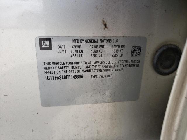 2015 CHEVROLET MALIBU LTZ - 1G11F5SL0FF145366