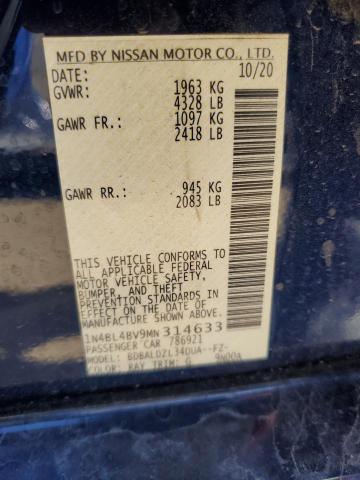 1N4BL4BV9MN314633 Nissan ALTIMA S