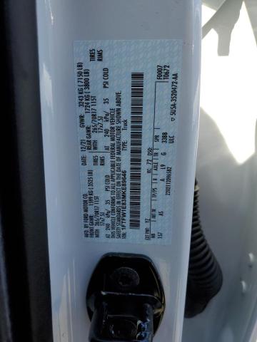 1FTFW1E83MKE89646 Ford F150 Supercrew