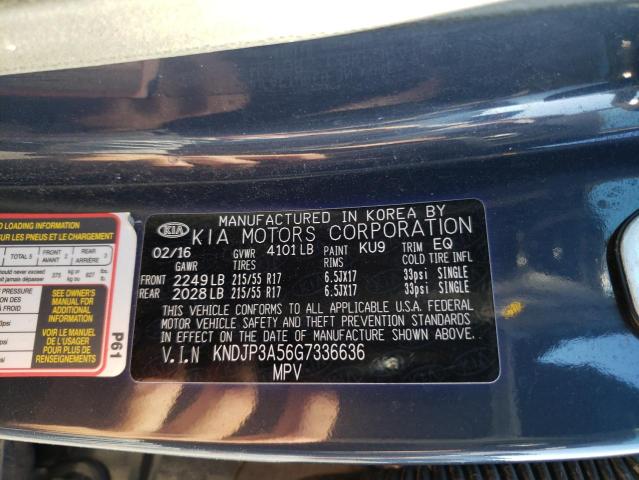 KNDJP3A56G7336636 KIA SOUL +