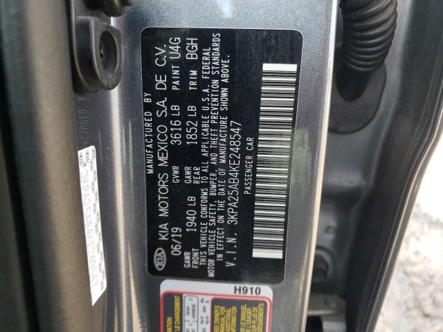 3KPA25AB4KE248547 KIA RIO S