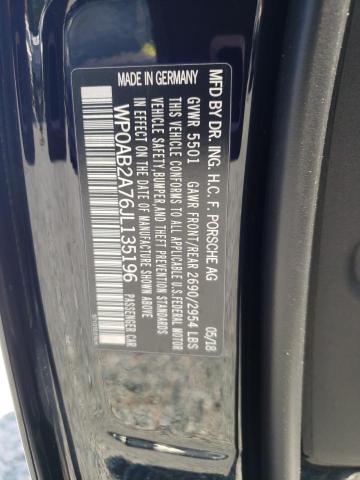 2018 PORSCHE PANAMERA 4 - WP0AB2A76JL135196