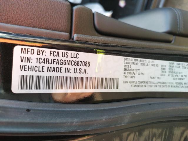 1C4RJFAG6MC687086 Jeep Grand Cherokee Laredo