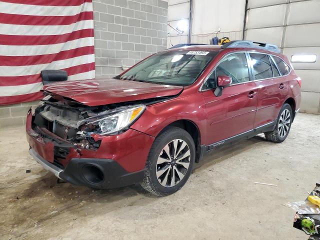 Salvage cars for sale from Copart Columbia, MO: 2015 Subaru Outback 2.5I Limited