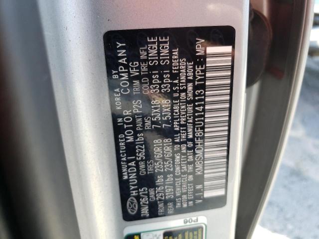 2015 HYUNDAI SANTA FE G - KM8SMDHF8FU114113