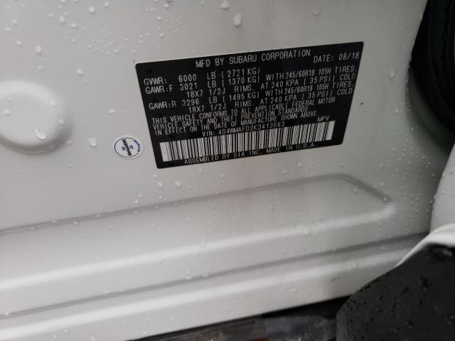 4S4WMAFD2K3413663 Subaru Ascent Premium